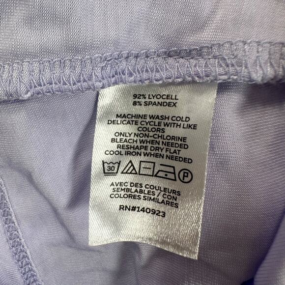 LOFT Ann Taylor Purple Button Down Shirt Long Sleeve Women's X-Small Collared - Picture 7 of 8